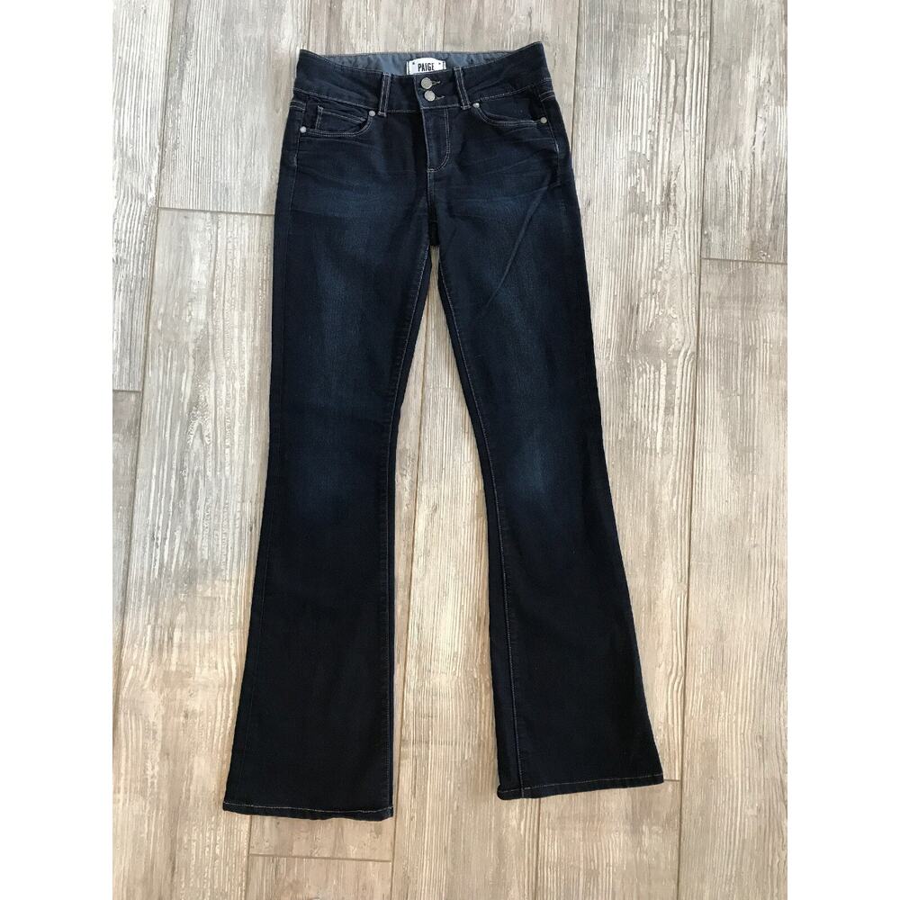 EUC women’s‎ Paige dark blue jeans boot cut size 20 2-button